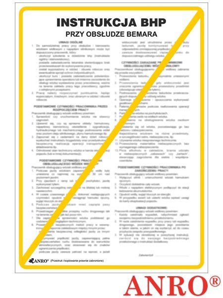 ZNAK BEZPIECZEŃSTWA ZNAK BEZPIECZEŃSTWA