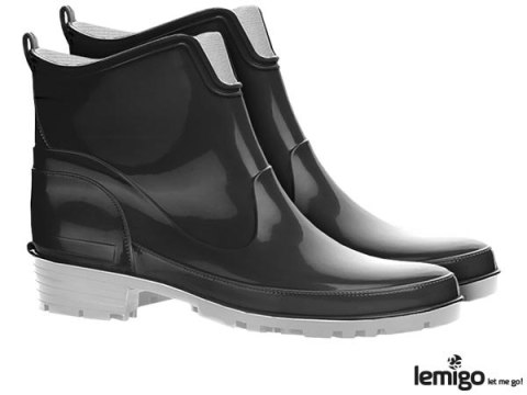 Buty gumowe kalosz damskie krótkie ELKE Buty gumowe kalosz damskie krótkie ELKE