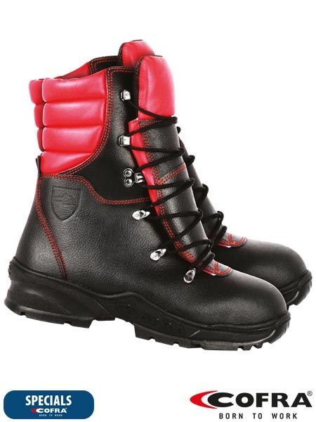 Trzewiki buty robocze chroniące przed przecięciem piłą łańcuchową COFRA FORCE Trzewiki buty robocze chroniące przed przecięciem piłą łańcuchową COFRA FORCE