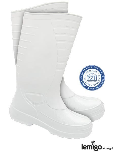 Buty robocze gumowe EVA ocieplane zima kalosz białe WELLINGTON-D Buty robocze gumowe EVA ocieplane zima kalosz białe WELLINGTON-D